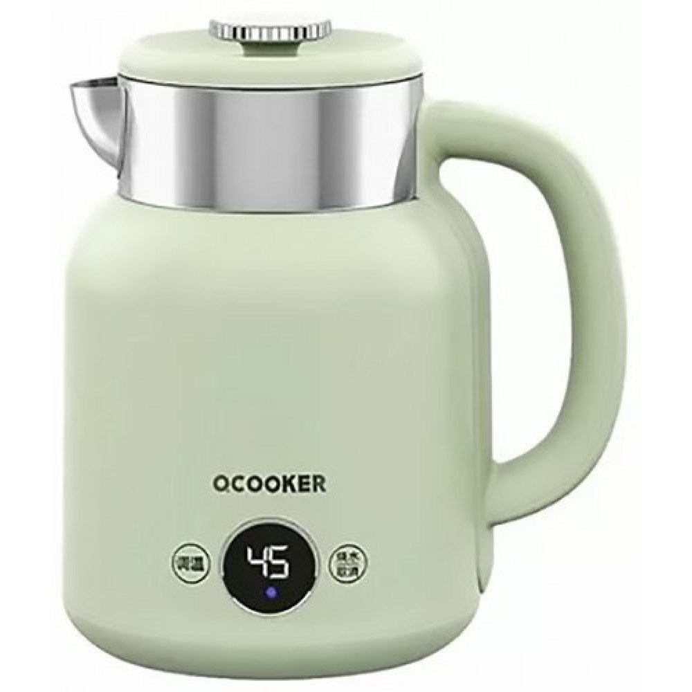 Интернет- магазин LiRider.ru - Чайник электрический Qcooker Kettle  (CR-SH1501) 1.5 л, зеленый RU Global