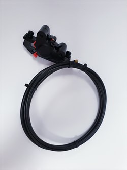 Комплект гидравлического тормоза для электросамоката/электровелосипеда Zoom (190 см) левая ручка, заднее колесо - фото 12720