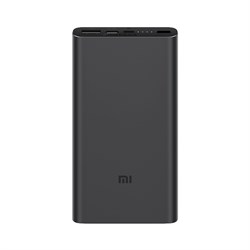 Внешний аккумулятор Xiaomi Mi Power Bank 3 10000 mAh (PLM12ZM) черный - фото 12789