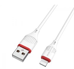 Кабель BOROFONE BX17 USB - Lightning 2,0А 1м белый - фото 13583
