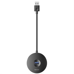 USB-концентратор Baseus Round Box HUB Adapter (CAHUB-F01) черный - фото 13693