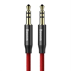 AUX кабель Baseus Yiven Audio Cable M30 1м красный (CAM30-B91) - фото 15033