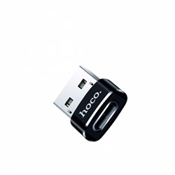 Переходник Hoco UA6 USB to Type-C converter черный - фото 19874