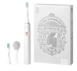 Электрическая ультразвуковая зубная щетка Xiaomi Soocas X3U White Set Limited Edition Facial белый - фото 21959