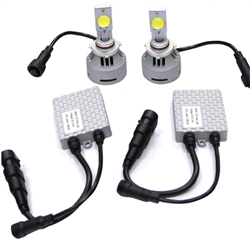 Комплект светодиодных LED ламп CREE с драйверами для автомобиля 4hl-H11 - фото 23668