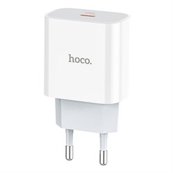 Сетевое зарядное устройство Hoco C76A Plus PD20W, белый - фото 24651