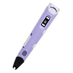 3D ручка MyRiwell RP-100B с LCD дисплеем, фиолетовый - фото 24681