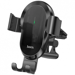 Автомобильное беспроводное зарядное устройство Hoco CA105 Guide черный - фото 26892