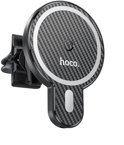 Автомобильное беспроводное зарядное устройство Hoco CA85 Ultra-Fast черный - фото 26907