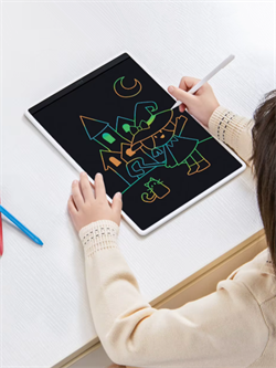 Графический планшет для рисования цветной Xiaomi Mijia LCD Small Blackboard 10" (MJXHB01WC) белый 6941812708316 - фото 33225