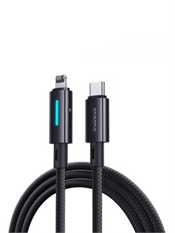 Кабель Baseus Lit Fast Charging Cable Type-C - Lightning 20W 1m P10379001121-00 CB000146 черный 6932172684563 - фото 33403