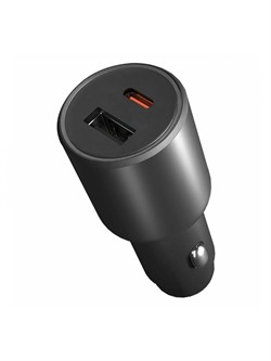 Автомобильное зарядное устройство Xiaomi USB+Type-C 1A1C MDY-16-EQ 43W черный 6941812761878 - фото 34335