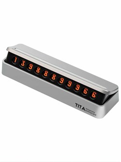 Парковочная карта bcase TITA Temporary Parking card серый 6975339540050 - фото 34696