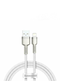 Кабель Baseus Quality Zinc Alloy USB - Lightning 2.4A 1м CALJK-A02 6953156202252 - фото 34794