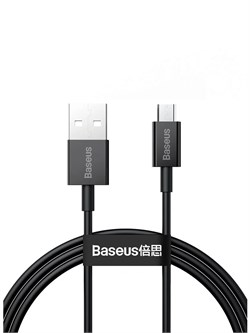 Кабель Baseus Superior Series Fast Charging Data Cable Usb to Micro-Usb 2A 2м CAMYS-A01 6953156208483 - фото 34878