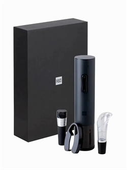Штопор электрический HuoHou Electric Wine Bottle Opener Basic HU0047, 4 в 1, черный 6970960060472 - фото 34886
