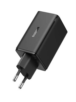 Зарядное устройство Baseus GaN6 Pro Fast Charger 2C+2U 65W P10162701113-00 CCGAN65E6 с кабелем C+C черный 6932172644444 - фото 35010