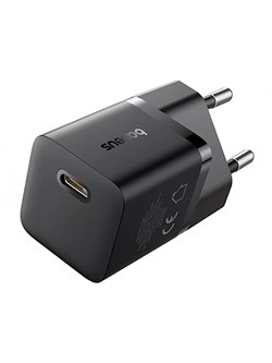 Сетевое зарядное устройство Baseus GaN5 Fast Charger mini 1C 25W CCGAN25E5-M P10110909113-00 черный 6932172658175 - фото 35105