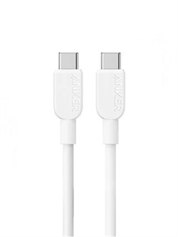 Кабель Anker 310 A81E1 Type-C - Type-C 0.9м белый 6940268891412 - фото 35218