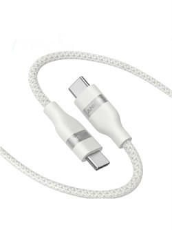 Кабель Anker A82E2 Type-C - Type-C 0.9м 240W белый 6940268896684 - фото 35233