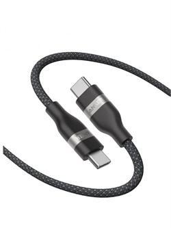 Кабель Anker A82E2 Type-C - Type-C 0.9м 240W черный 6940268896677 - фото 35243