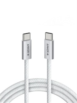 Кабель Anker Zolo A8060 Type-C - Type-C 1.5м белый 6940268899654 - фото 35260