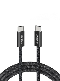 Кабель Anker Zolo A8060 Type-C - Type-C 1.5м черный 6940268899647 - фото 35272