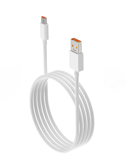 Кабель для быстрой зарядки Xiaomi 6A USB-A - USB-C data cabel 2м BHR9161CN белый 6941812798805 - фото 35317