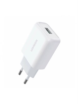 Сетевое зарядное устройство Ugreen QC3.0 Usb 18W CD122 PN10133 Белый 6957303811335 - фото 35868