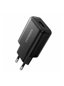 Сетевое зарядное устройство Ugreen QC3.0 Usb 18W CD122 PN70273 черный 6957303872732 - фото 35882