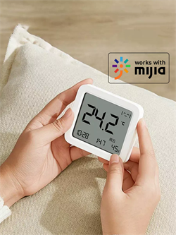 Датчик температуры и влажности Xiaomi Mi Temperature and Humidity Monitor 3 (MJWSD05MMC), BHR9041GL 6941812797228 - фото 36091