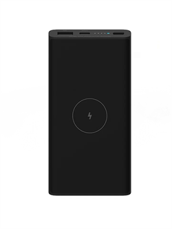 Внешний аккумулятор Xiaomi Mi Power Bank Wireless Youth Edition 10000 mAh (WPB15PDZM) черный 6934177747298 - фото 36202