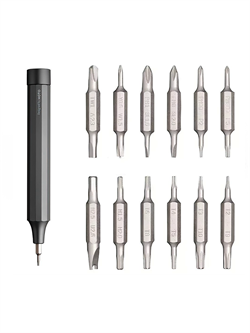 Отвертка Hoto Precision Screwdriver Kit 24 in 1 (QWLSD004), серый 6974370800314 - фото 36275