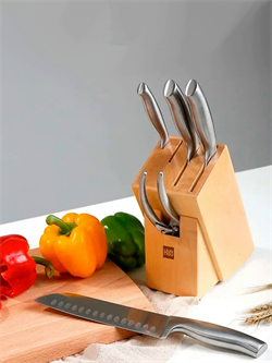 Набор кухонных ножей HuoHou Nano Knife Set 4 ножа, ножницы с подставкой HU0014 6970960060144 - фото 36475