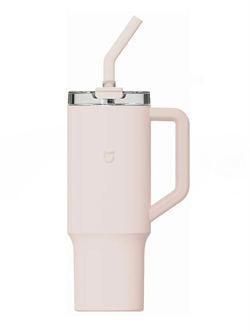 Термокружка с трубочкой Xiaomi Mijia Sippy Cup 1литр MJXGB01RM BHR07R4CN розовый 6932554421274 - фото 36509