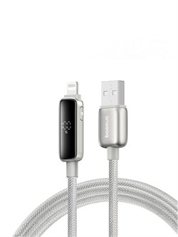 Кабель Baseus Vipow Fast Charging USB - Lightning 2.4A 2m P10381800851 CB000144 Серый 6932172684754 - фото 36581