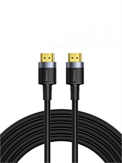 Кабель Baseus Cafule 4K HDMI - 4K HDMI CADKLF-E01 1м черный 6953156218185 - фото 36666