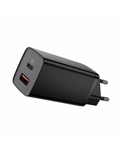 Зарядное устройство Baseus GaN2 Lite Quick Charger C+U 65W CCGAN2L-B01 CCGAN65UE Черный 6953156232938 - фото 36730
