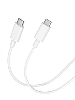 Кабель для быстрой зарядки Xiaomi 3A Type-C - Type-C 1метр BHR7814CN белый 6941812752678 - фото 37252