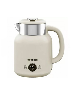 Чайник электрический Qcooker Kettle (CR-SH1501) 1.5 л , бежевый RU 6971143942493 - фото 37597