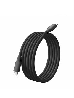 Кабель для быстрой зарядки Xiaomi Magnetic Fast Charging Data Cable USB-C - USB-C 6A 1метр BHR9840CN черный 6932554412128 - фото 37783