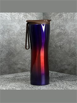 Термокружка с заварником Kiss Kiss Fish MOKA Smart 430мл SP-U45CW Красно-фиолетовый 6939427201995 - фото 37891