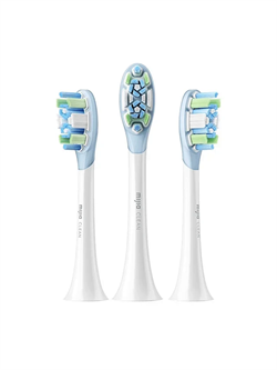 Сменные насадки для зубной щетки Xiaomi Mijia Sonic Sweep Pro MBS308 3 шт белый 6941812713976 - фото 37937