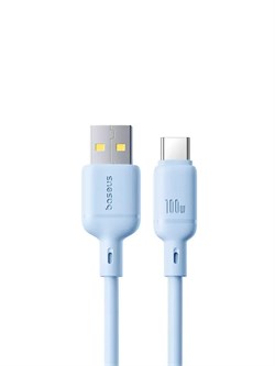 Кабель Baseus Silky Usb - Type-C 100W 1м P10377703313-00 CB000113 Голубой 6932172668914 - фото 38080