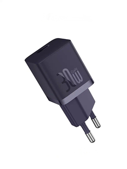 Сетевое зарядное устройство Baseus GaN5 Fast Charger mini 1C 30W CCGAN30E5-M CCGN070705 фиолетовый 6932172624460 - фото 38243