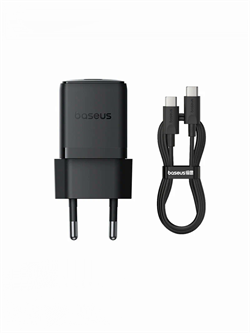 Сетевое зарядное устройство Baseus Palm Fast Charger 30W 1xUSB-C с кабелем Type-С PD QC 3.0 (CCZC30CE) P10111605113-01 6932172677398 - фото 38303