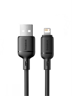 Кабель Baseus Silky USB - Lightning 2.4A 2м P10377702113-01 CB000115 Черный 6932172668792 - фото 38547