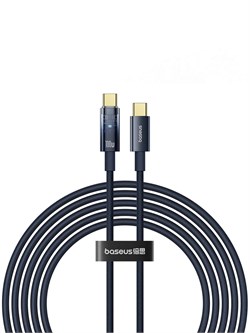 Кабель Baseus Explorer Type-C - Type-C 100W 2m P10319704321-01 CB000099 Синий 6932172660598