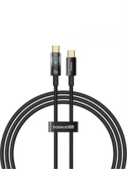 Кабель Baseus Explorer Type-C - Type-C 100W 2m P10319704111-00 CB000099 Черный 6932172660604