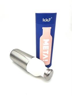 Термобутылка с держателем Kiss Kiss Fish META sports water bottle with handle S-U60W белый 6939427203302